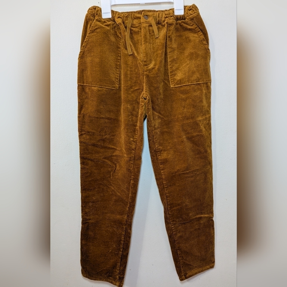 Rylee + Cru Oliver Pant Brown Corduroy 100% Cotton Preppy NEW Boys Size 12-14Y